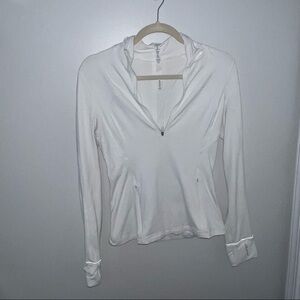 LuluLemon White Quarter Zip